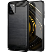 Futrola Carbon Shield TPU za Xiaomi Poco M3 - Crna KP9408