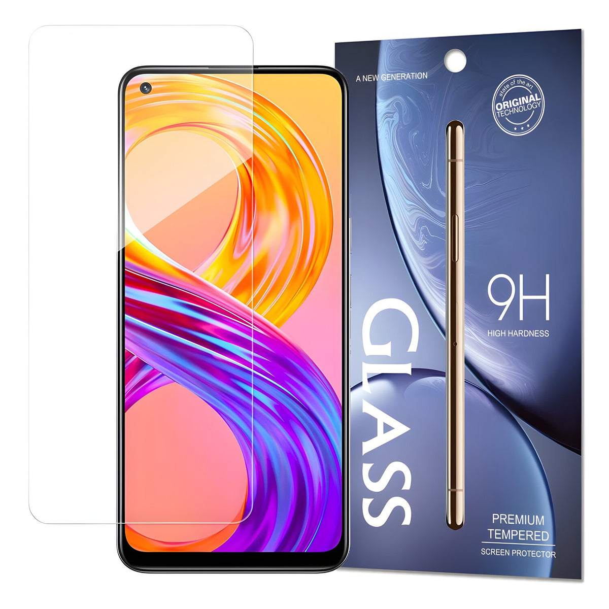 Kaljeno staklo 9H za Realme 8 Pro - Prozirna KP9757