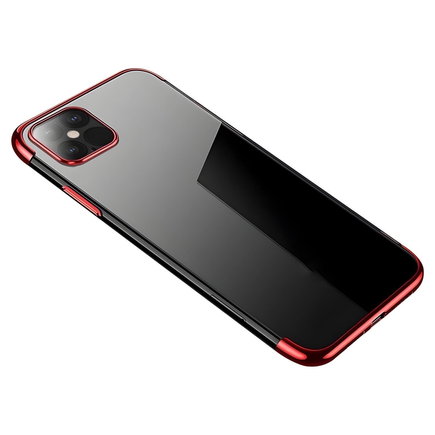 Futrola Clear Color s obojenim rubom za Samsung Galaxy S21 Plus 5G - Crvena KP10820