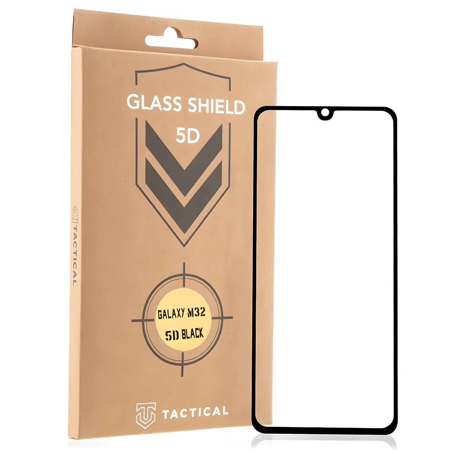 Tactical Glass Shield 5D staklo za Samsung Galaxy M32 - Crna KP11498