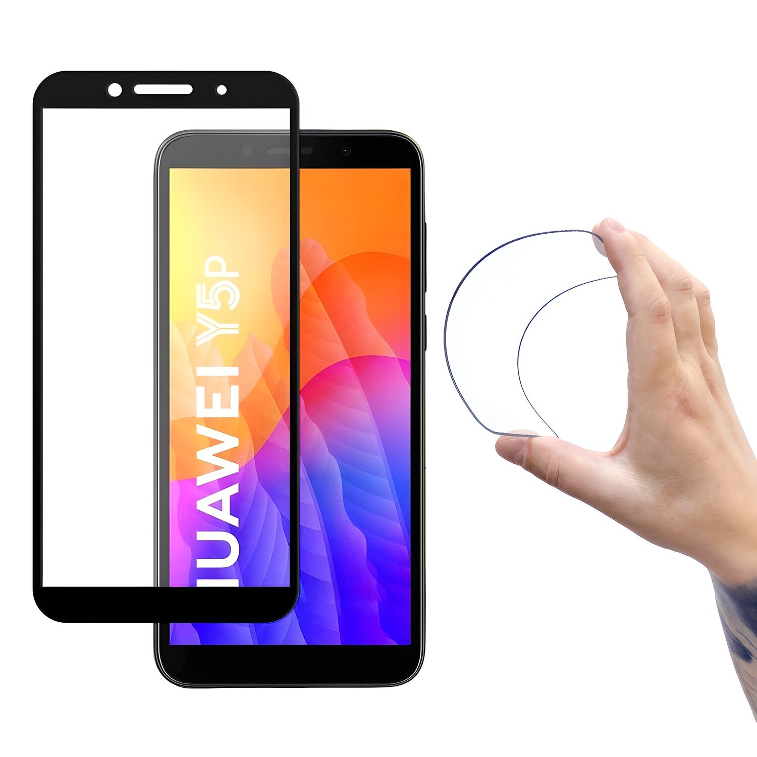 Wozinsky fleksibilno zaštitno staklo za pre Huawei Y5P - Crna KP13599