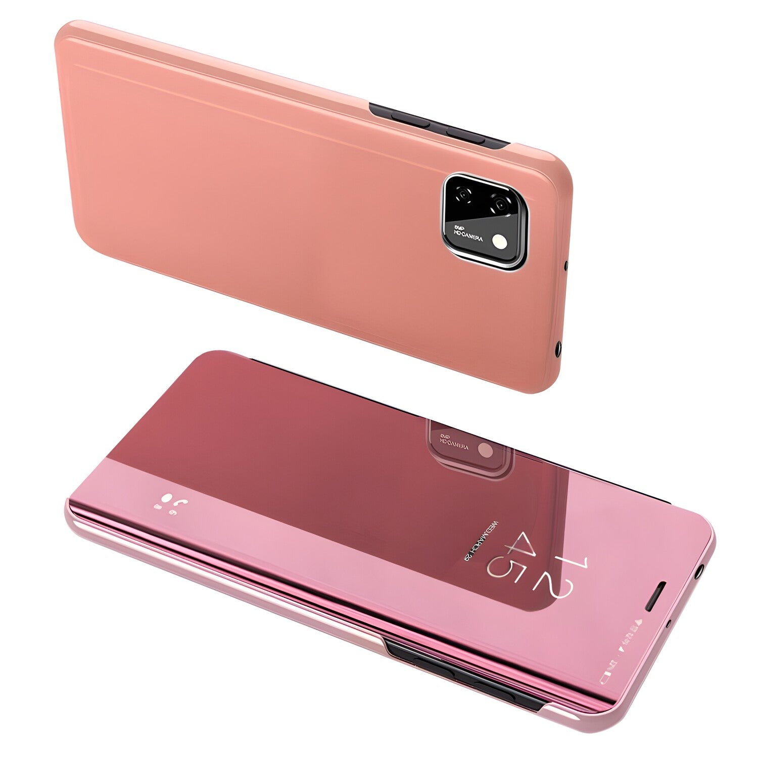 Futrola Clear View za Huawei Y5P - Roza KP13688