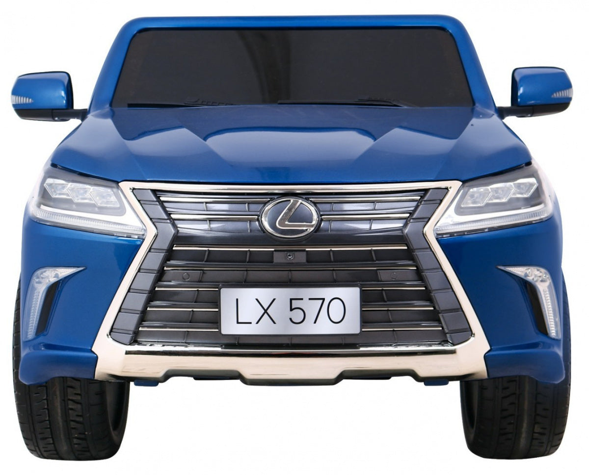Licencirani auto na akumulator Lexus LX570 4x4 - dvosjed - plavi/lakirani