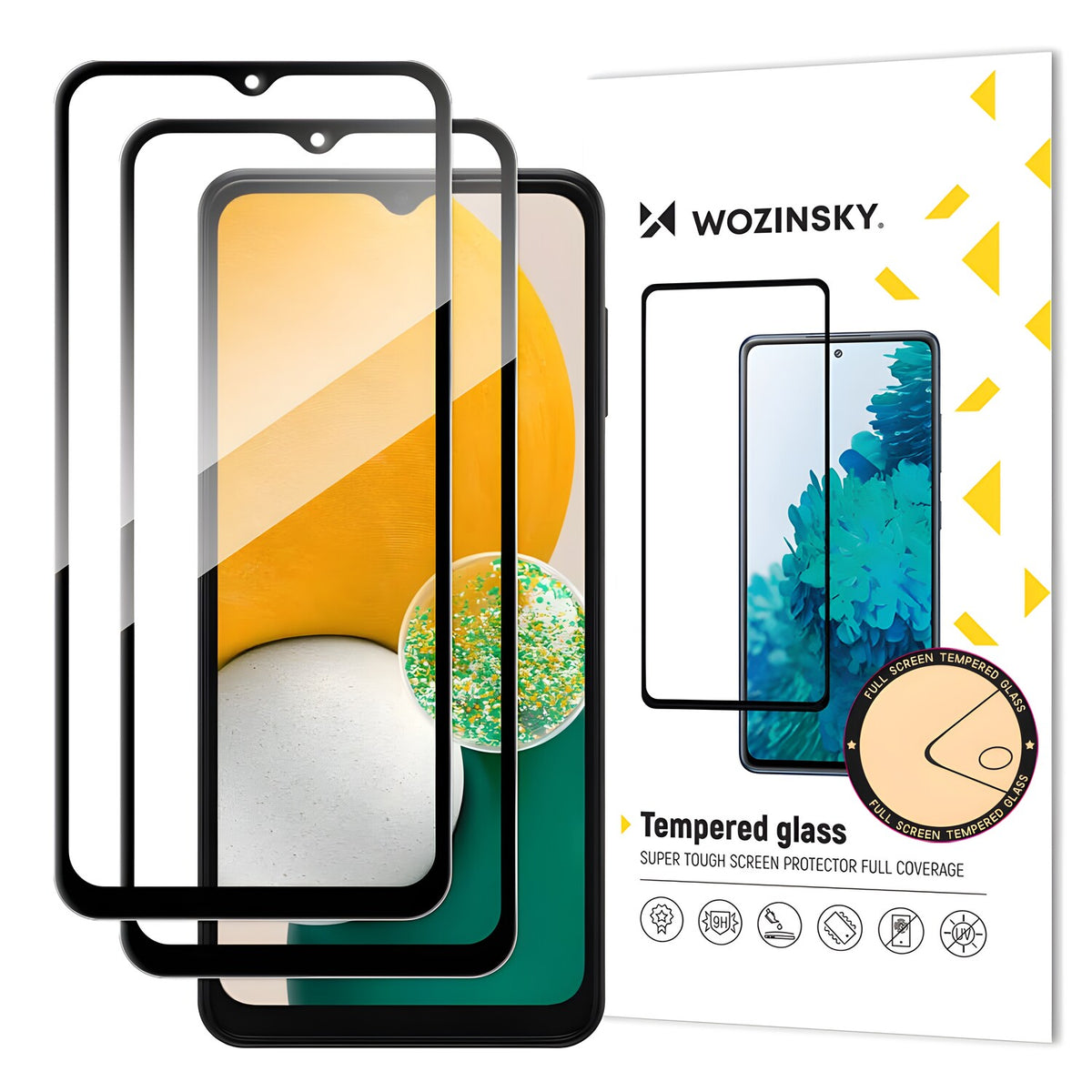 2x Wozinsky zaštitno kaljeno staklo za Samsung Galaxy A13 5G - Crna KP15213