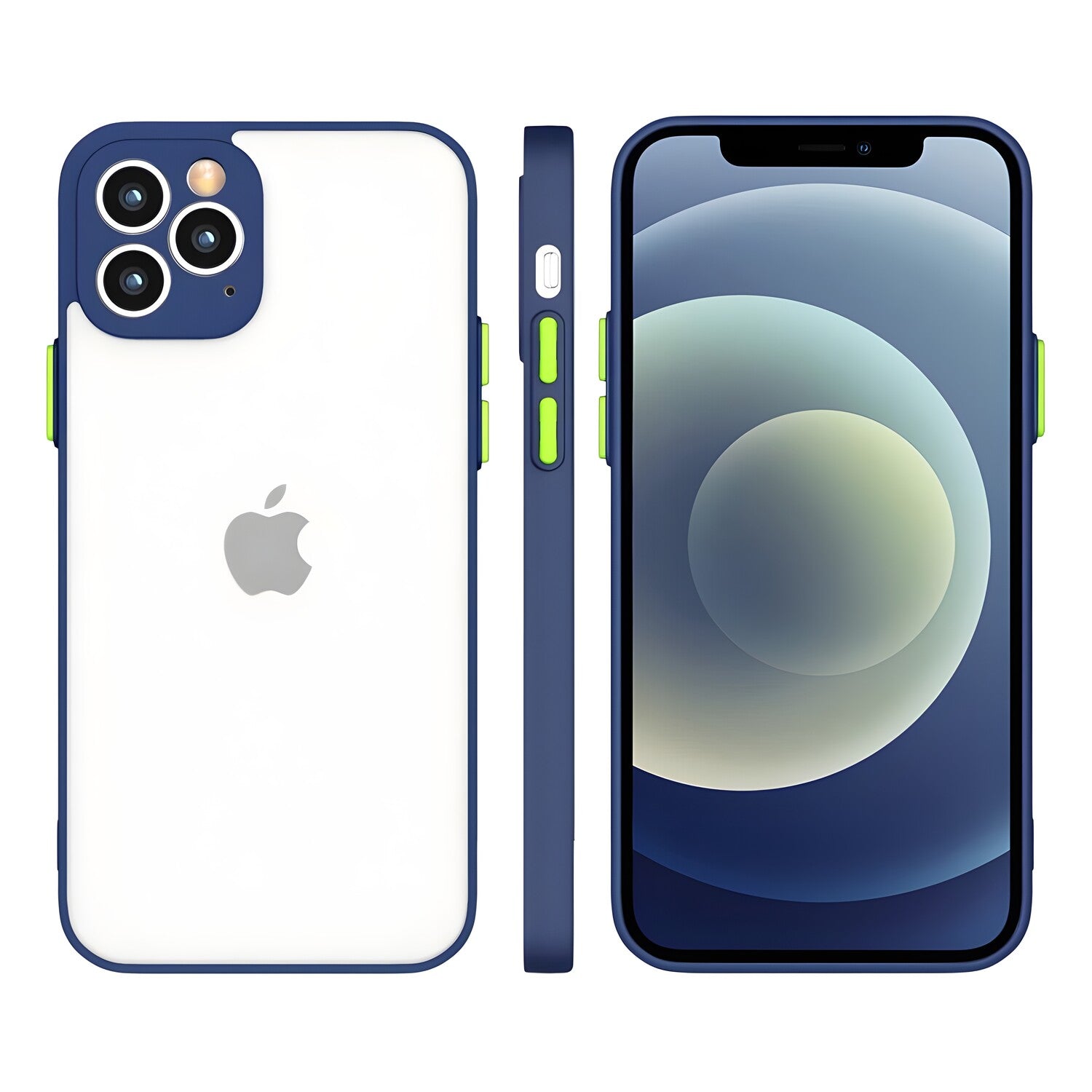 Silikonska fleksibilna futrola Milky Case za Apple iPhone 12 - Tamno plava KP15713