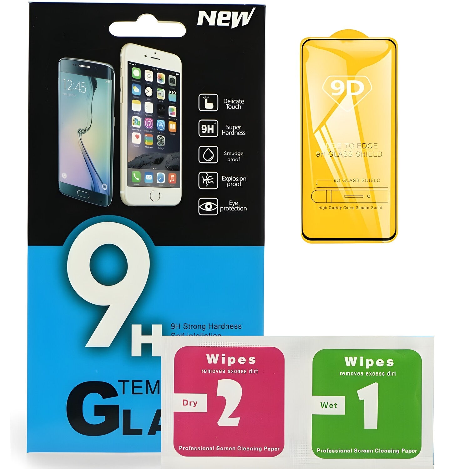 9D zaštitno staklo Fenix za Motorola Moto E7 Plus - Crna KP16261