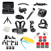 Set pribora 50 u 1 za sportske kamere GoPro SJCAM - Crna KP18563