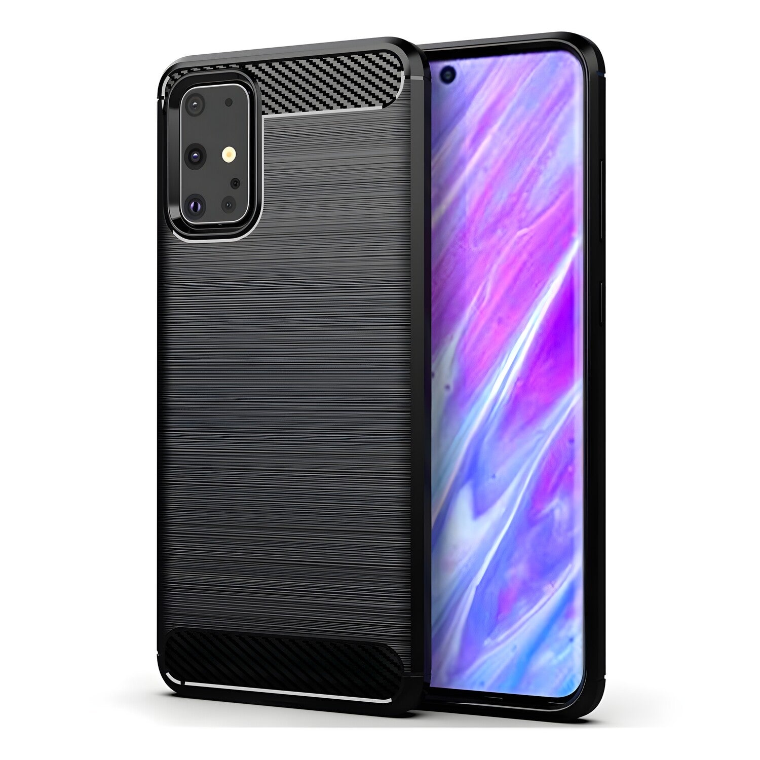 Futrola Carbon Shield TPU za Xiaomi Poco M2 - Crna KP19367