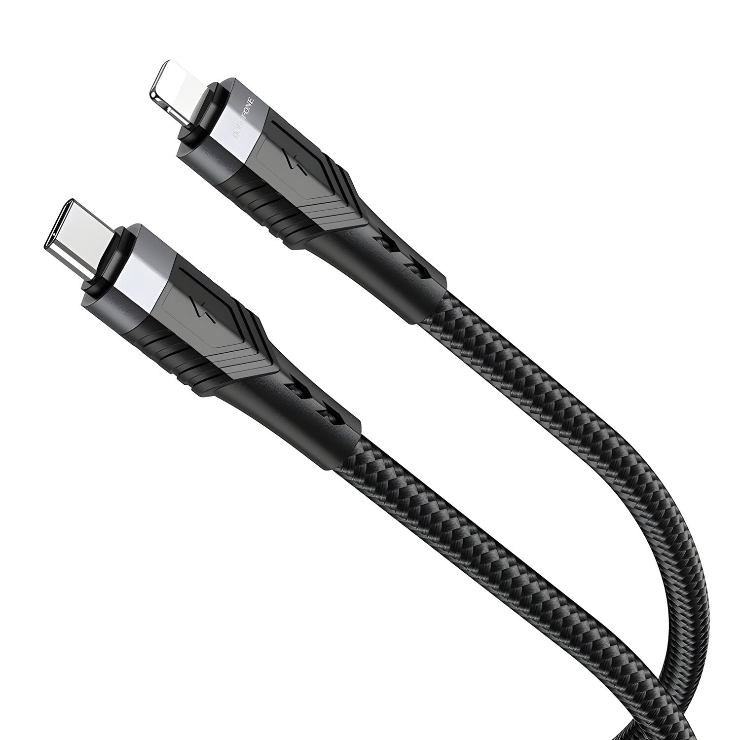 Kabel Borofone USB - C - Lightning - 1.2m - Crna KP23475