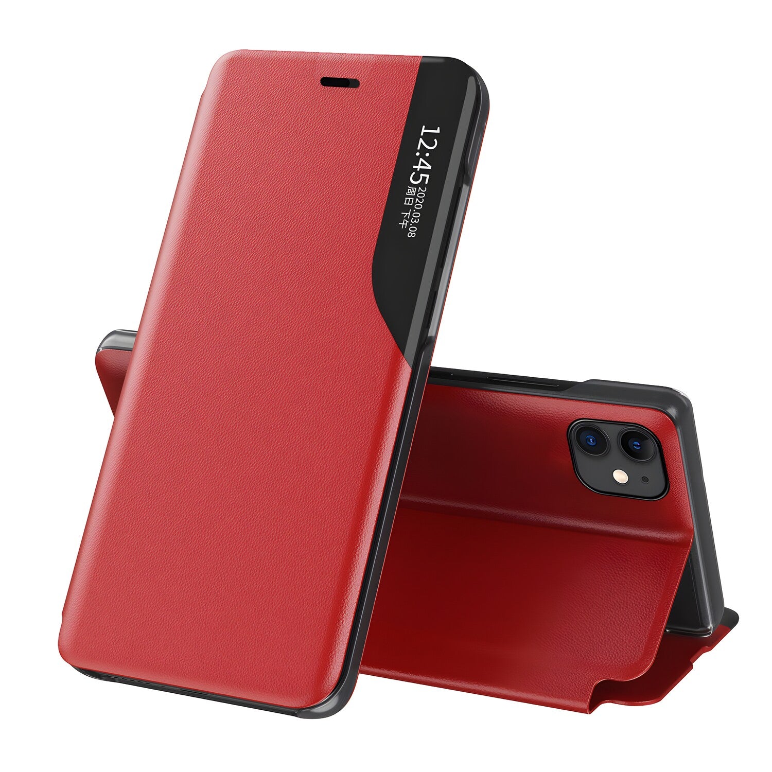 Elegantna knjižna futrola View Case za Apple iPhone 13 Mini - Crvena KP24669