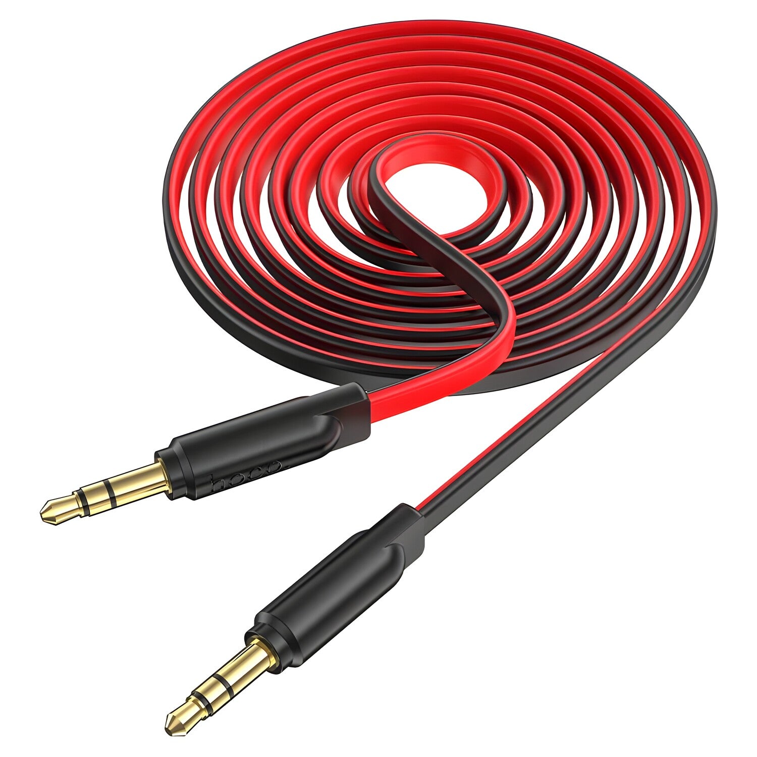 HOCO spojni kabel 3,5mm na 3,5mm 1m - Crna / Crvena KP25169