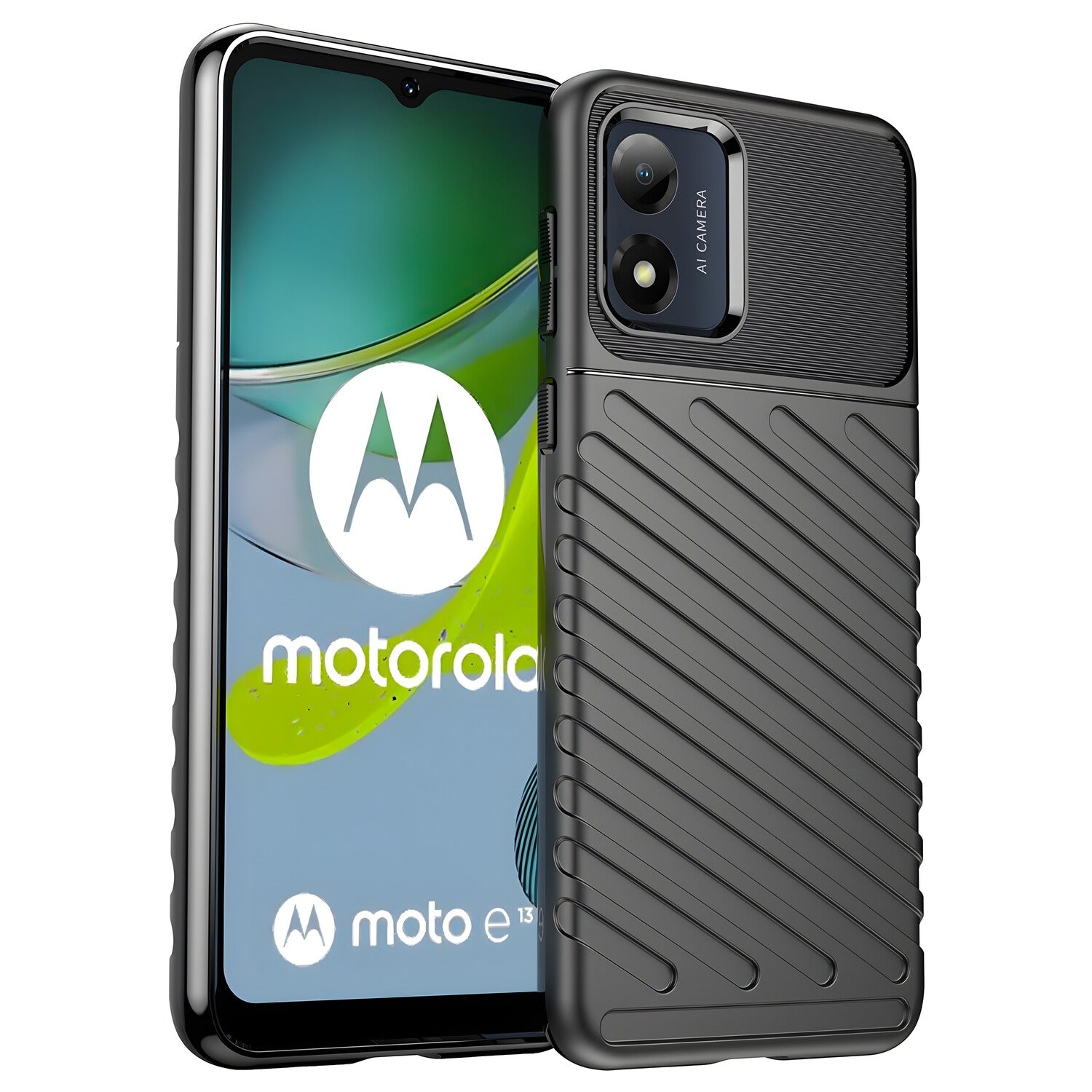 Otporna Thunder futrola za Motorola Moto E13 - Crna KP26322