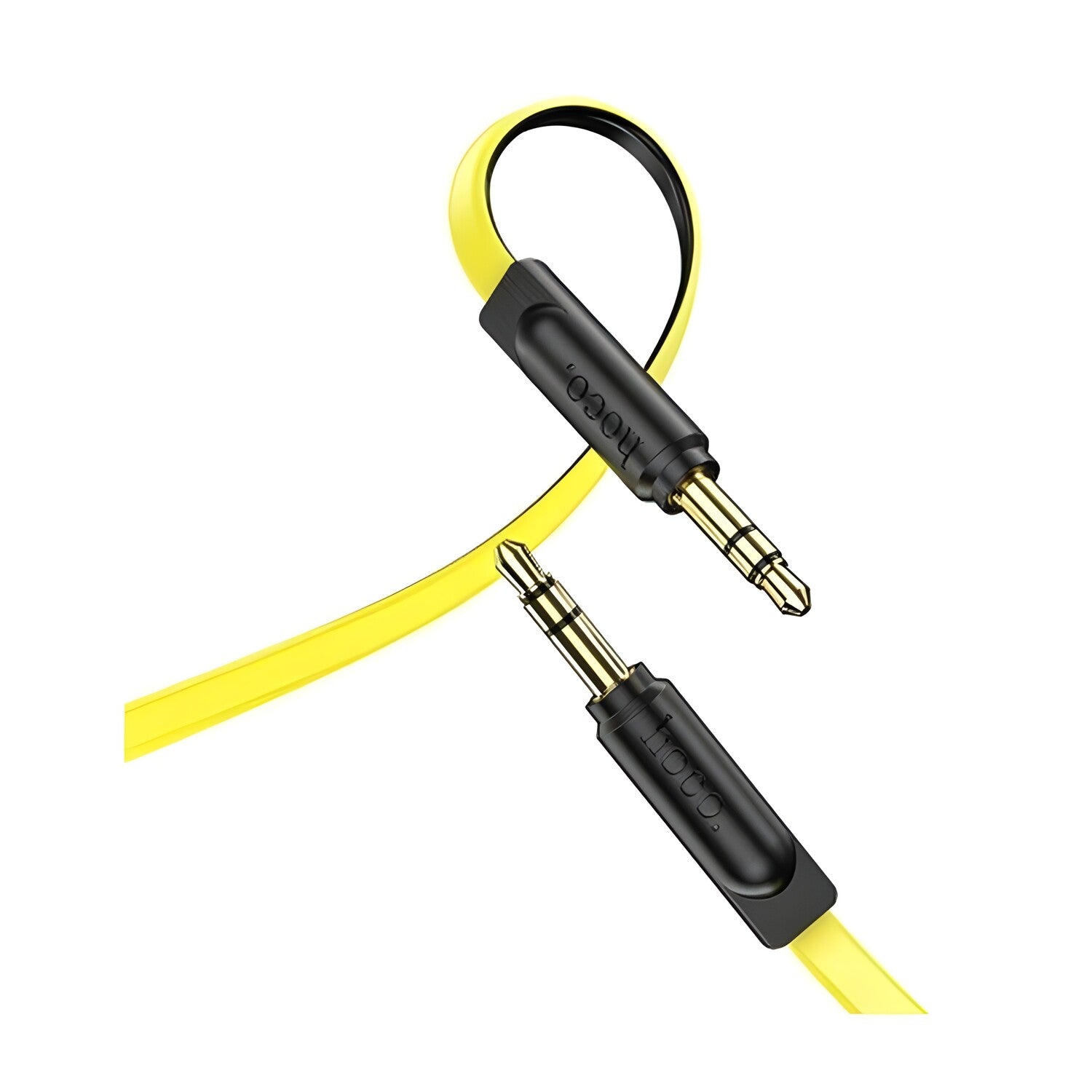 HOCO spojni kabel 3,5mm na 3,5mm - 1m - Crna / žuta KP26683