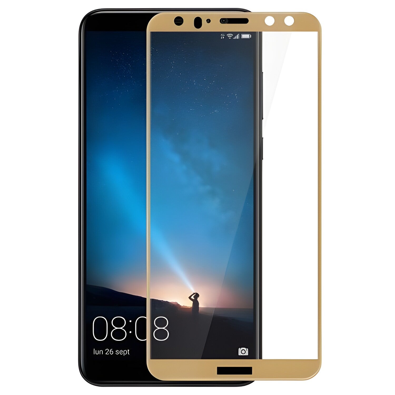 Fleksibilno kaljeno 3D staklo za Huawei Mate 10 - Zlatna KP26831
