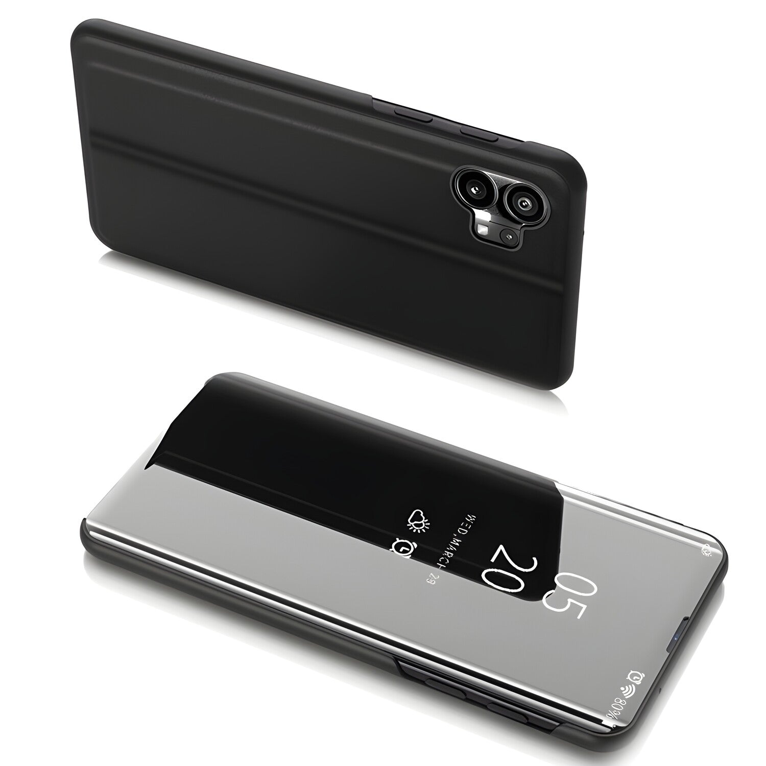 Futrola Clear View za Nothing Phone (1) - Crna KP26908
