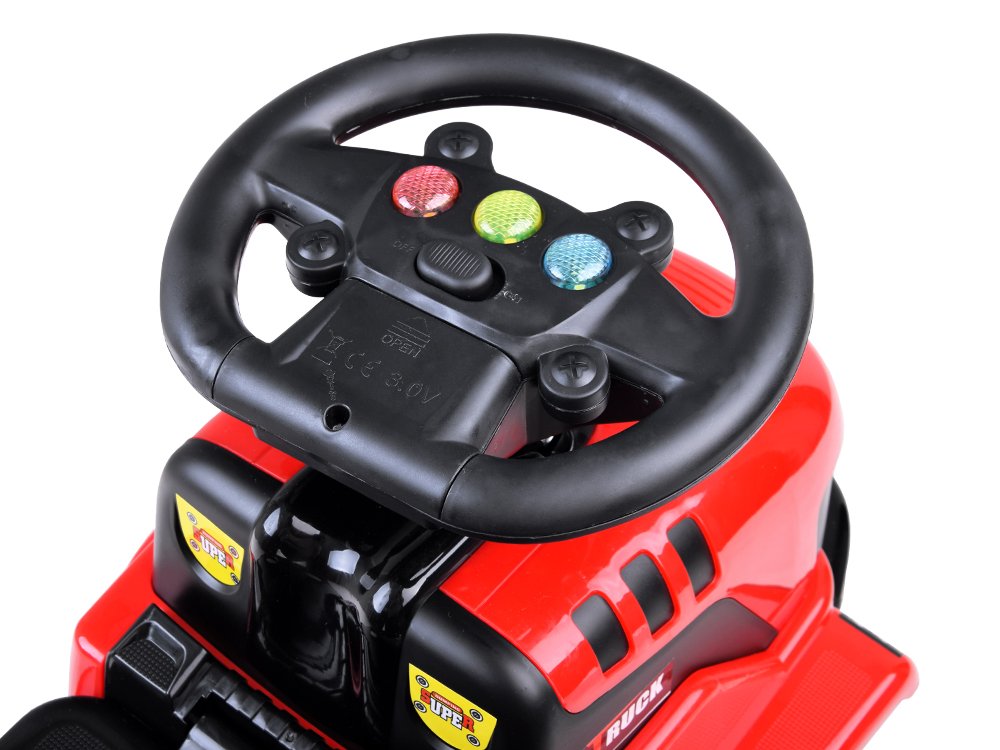 Guralica traktor s prikolicom – crveni