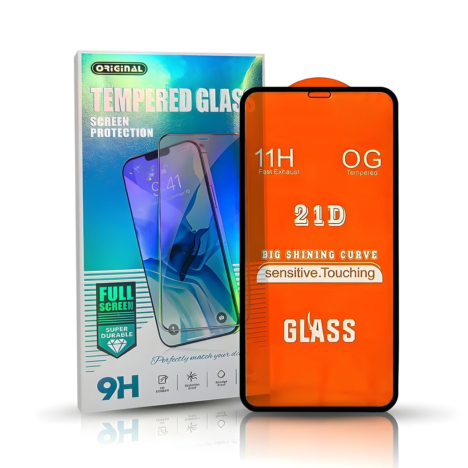 Kaljeno staklo 9H za Apple iPhone 7/iPhone 8/iPhone SE 2020/iPhone SE 2022/iPhone 6 - Crna KP28775