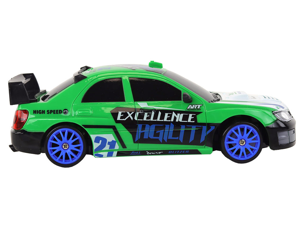 Auto na daljinsko upravljanje Sports Car R/C 1:24 - zeleni