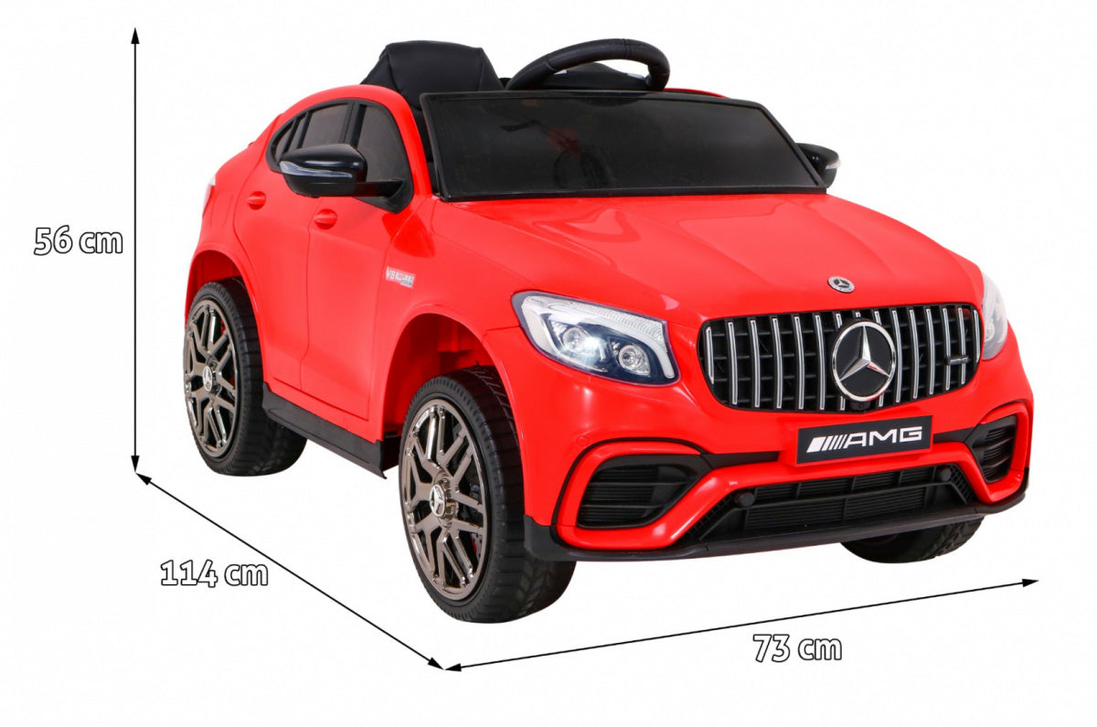 Licencirani auto na akumultor Mercedes Benz GLC63S 4x4- crvena