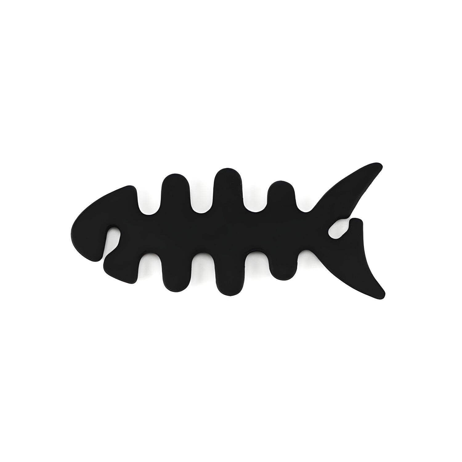 Kompaktni držač / organizator kabela Fishbone - Crna KP32968