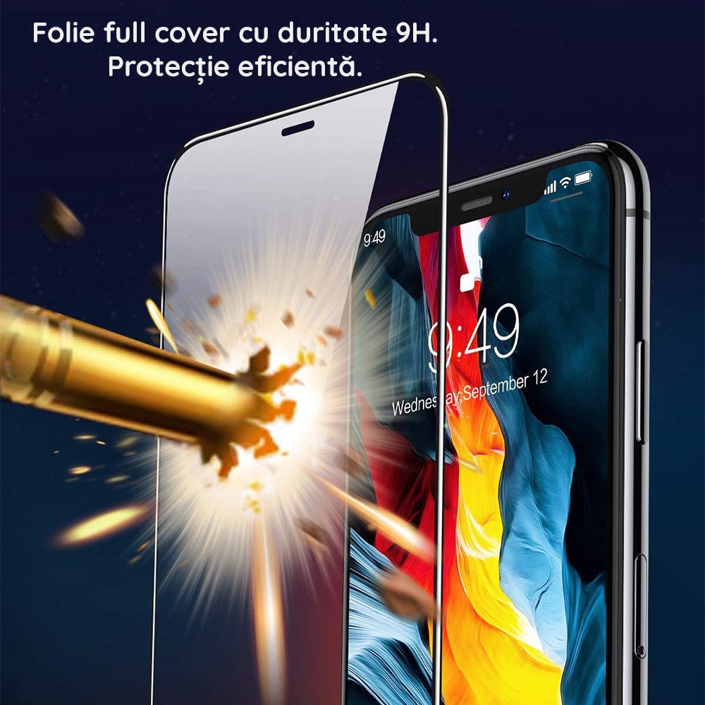 Techsuit – 111D Full Cover / Full Glue Glass za Xiaomi Redmi 13C 4G / 13C 5G / Poco M6 / C65 crno