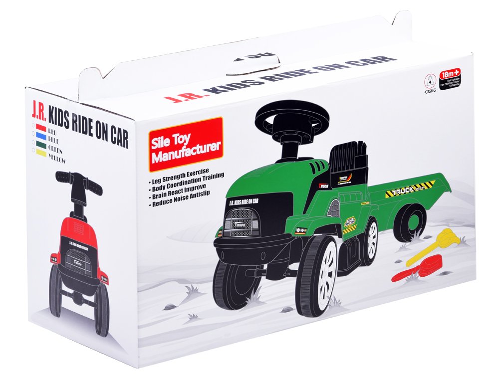 Guralica traktor s prikolicom – žuti