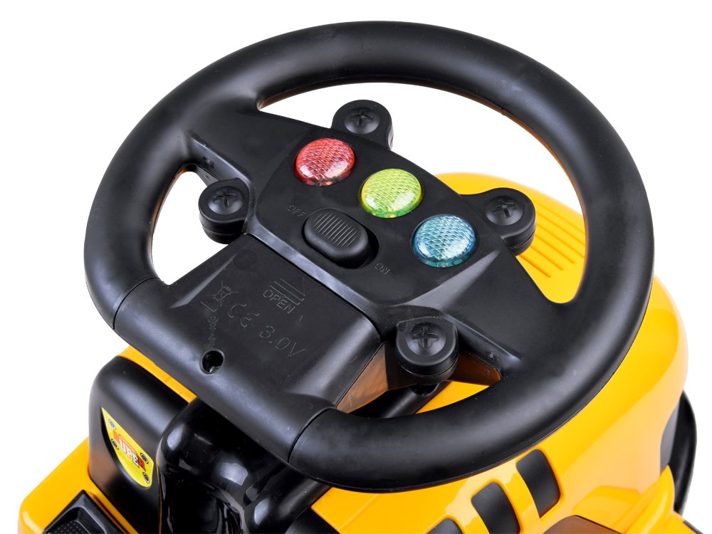 Guralica traktor s prikolicom – žuti