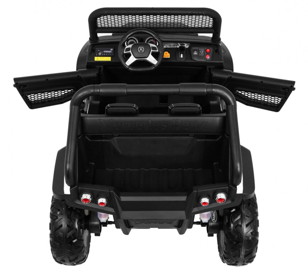Licencirani auto na akumultor Mercedes BENZ UNIMOG - bijeli