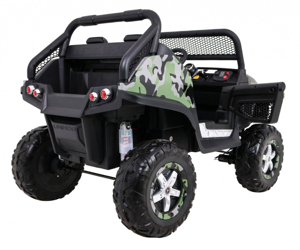 Licencirani auto na akumultor Mercedes BENZ UNIMOG - moro