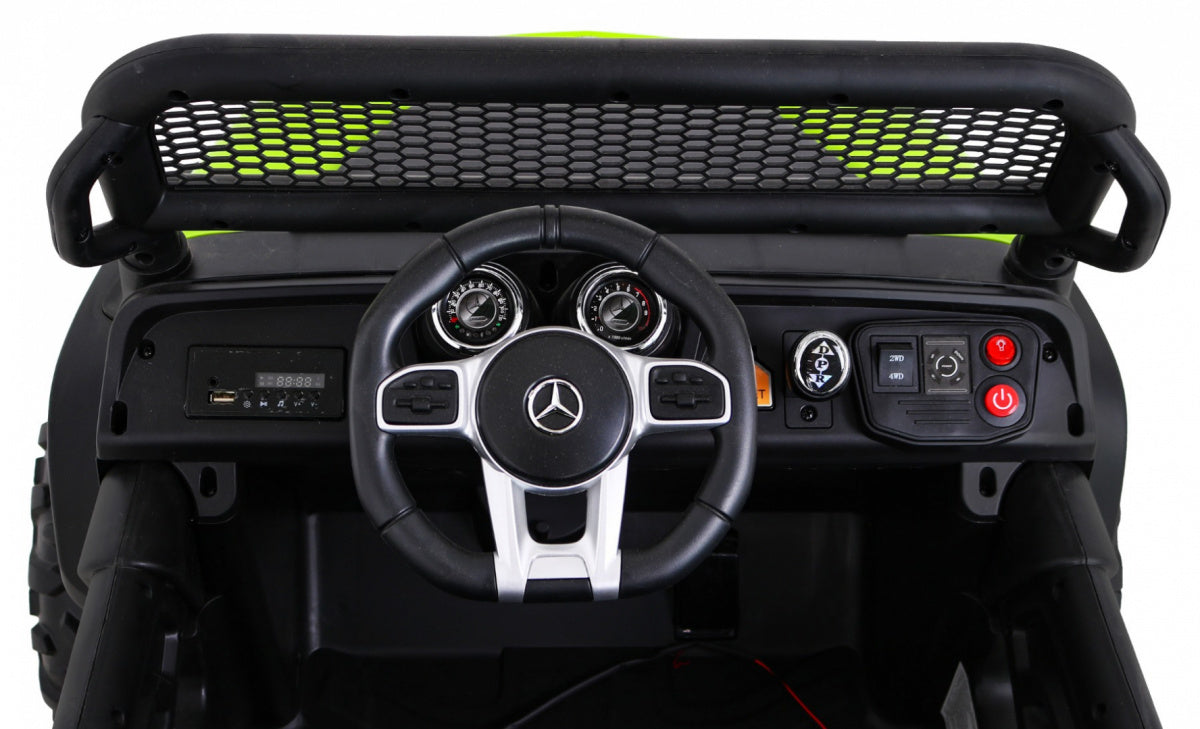 Licencirani auto na akumultor Mercedes BENZ UNIMOG S - zeleni