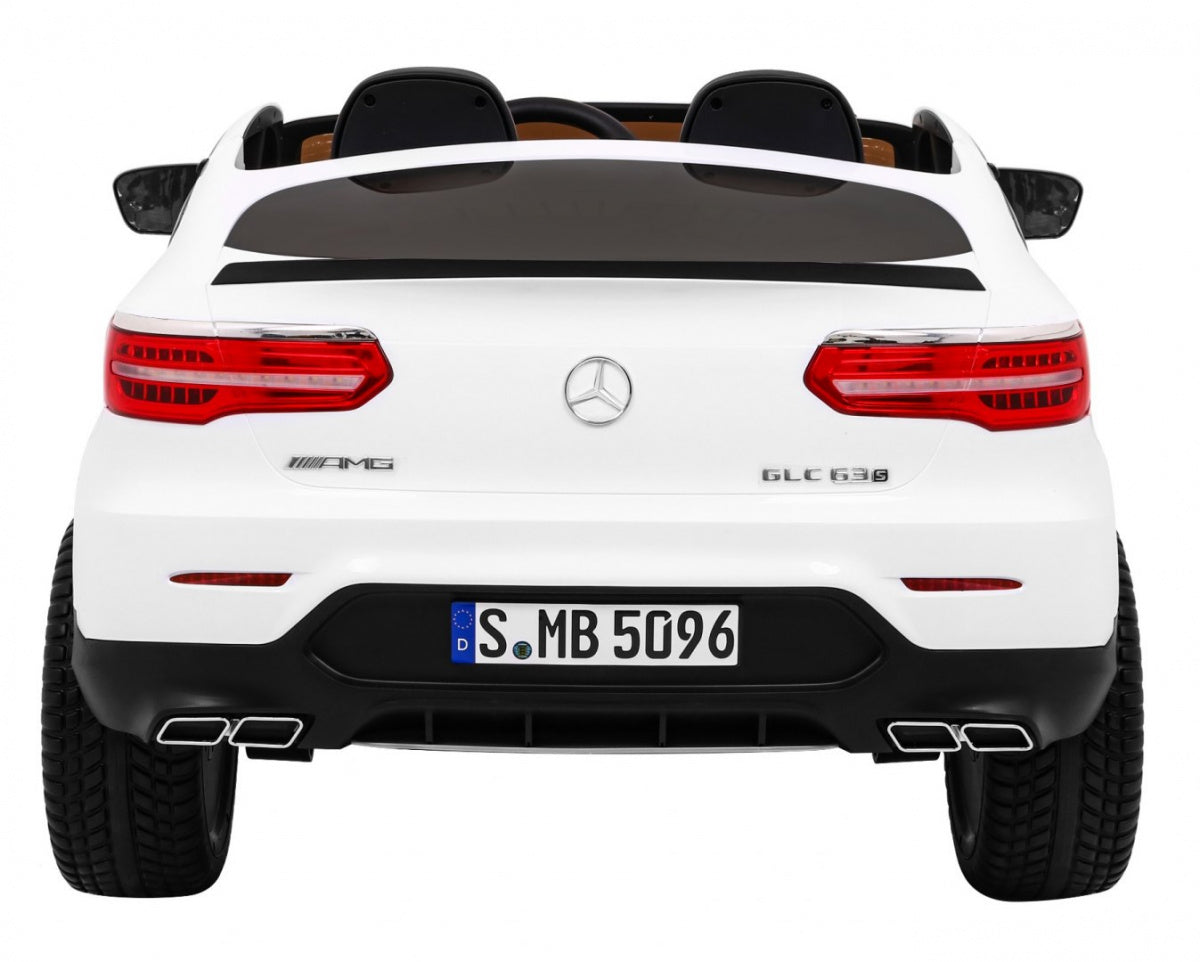 Licencirani auto na akumulator Mercedes GLC 63S - dvosjed - bijeli