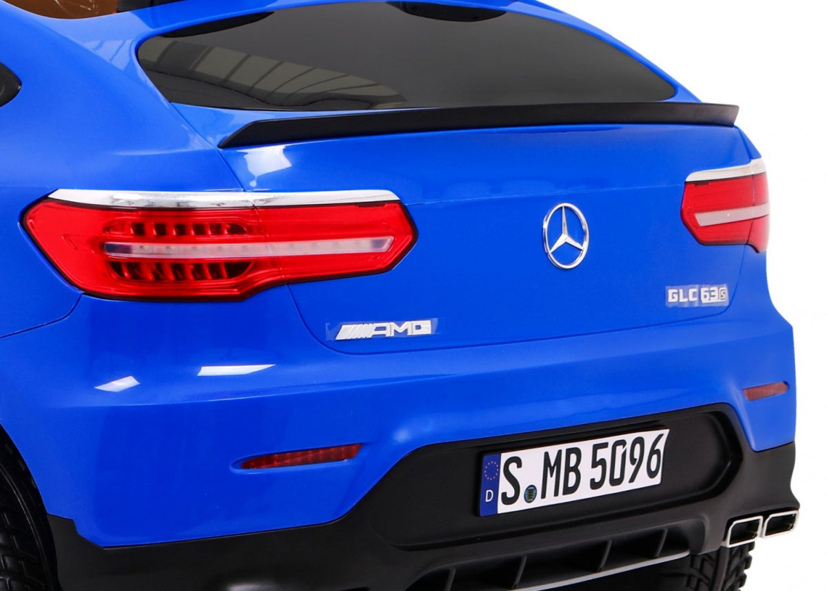 Licencirani auto na akumulator Mercedes GLC 63S - dvosjed - plavi