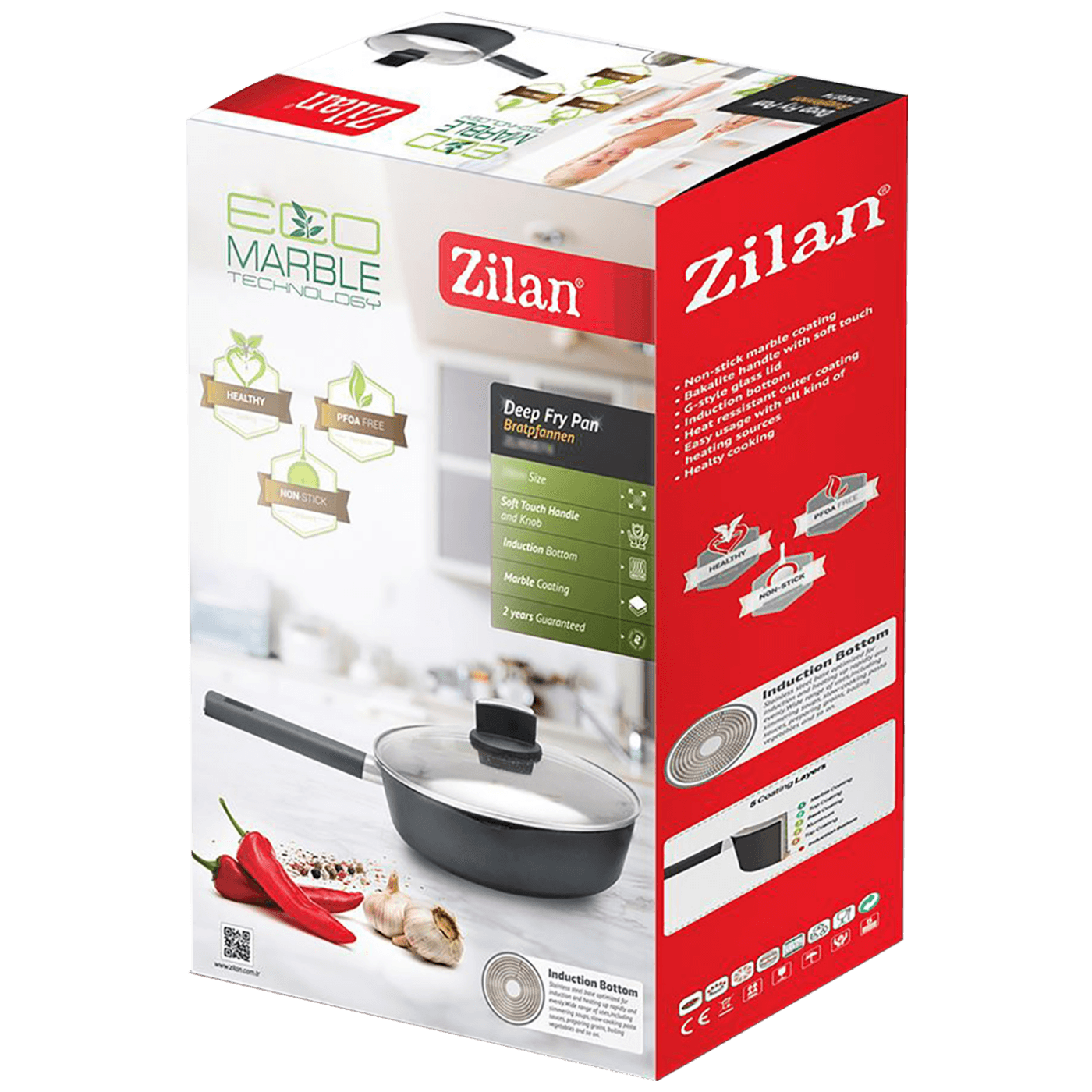 Zilan Tava sa staklenim poklopcem, 24 cm - ZLN0874