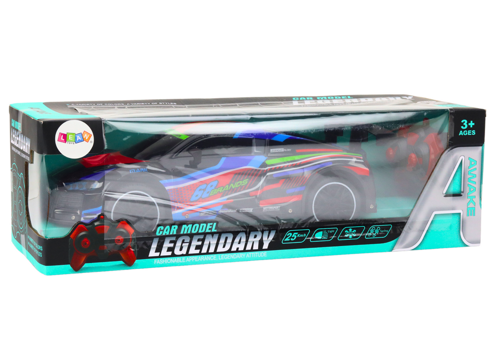 Auto na daljinsko upravljanje Legendary 1:10 25km/h - crni