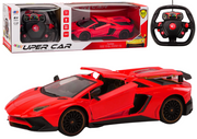 Auto na daljinsko upravljanje Sports Car 1:12 s vratima na otvaranje - crveni
