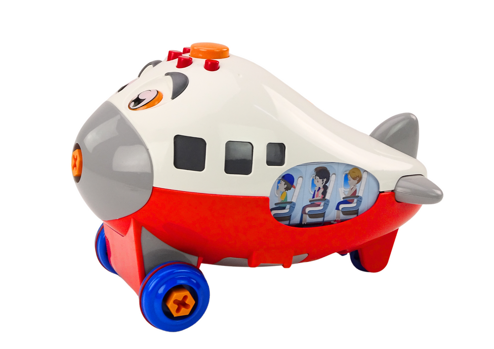 Avion za sastavljanje s alatom Air - crveni