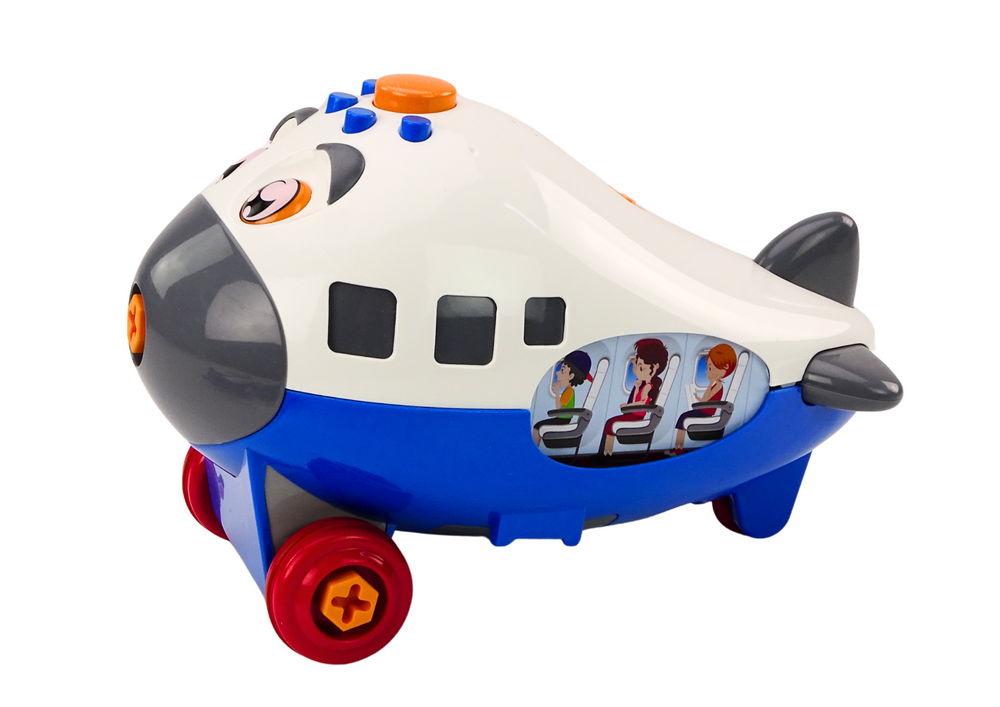 Avion za sastavljanje s alatom Air - plavi