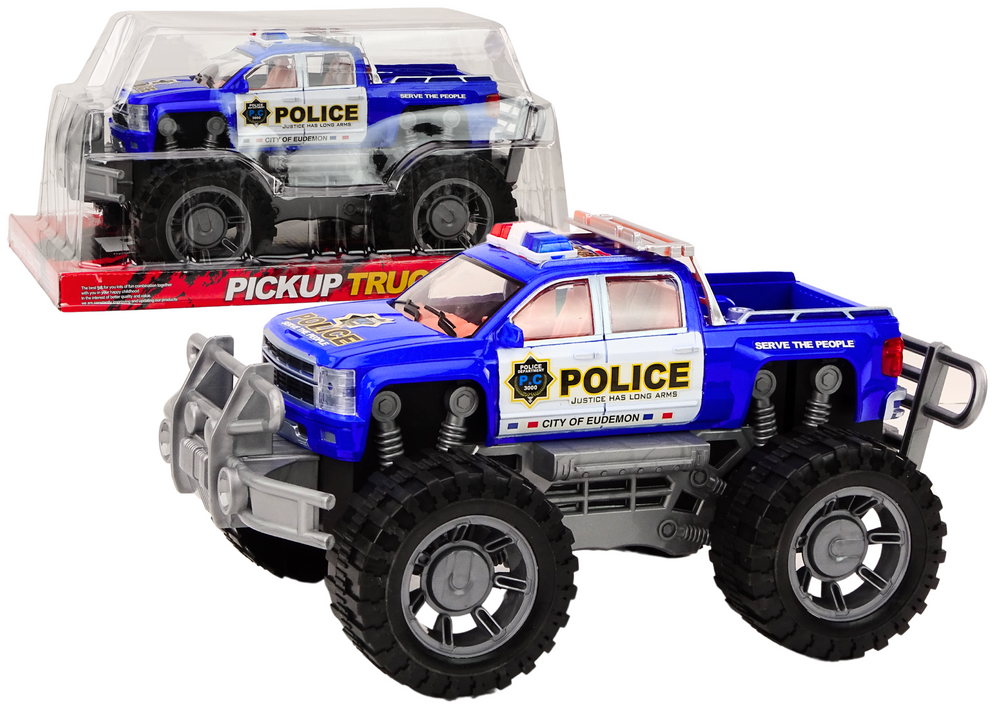 Policijski auto za igru Off-Road - Plavi