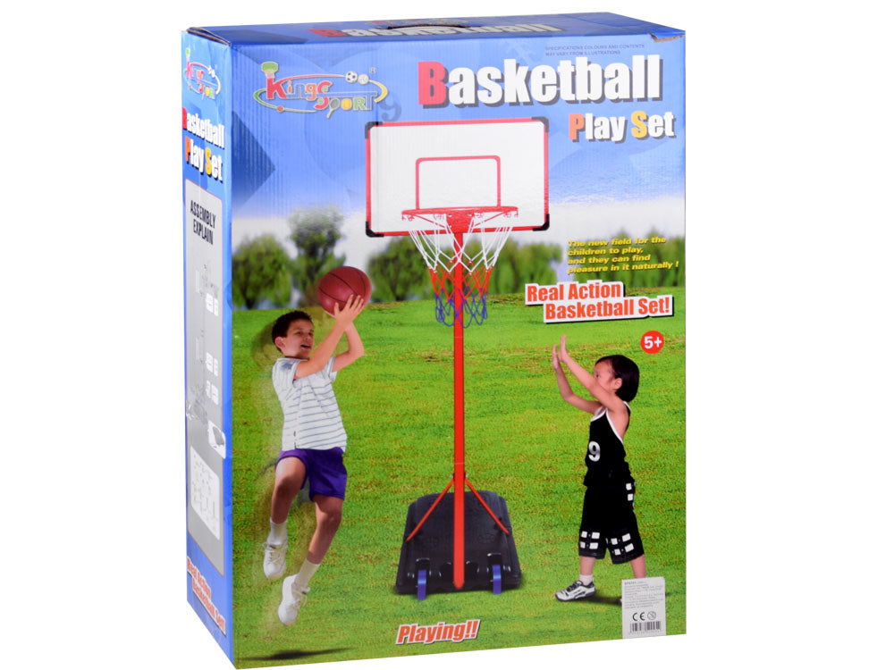 Košarkaški set s košem i loptom