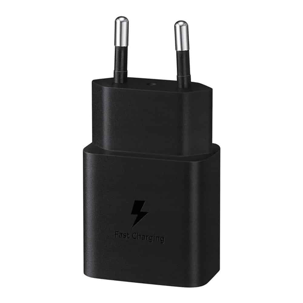 Samsung - Originalni zidni punjač (EP-T1510XBEGEU) - Brzo punjenje Type-C 15W s kabelom Type-C - Crni