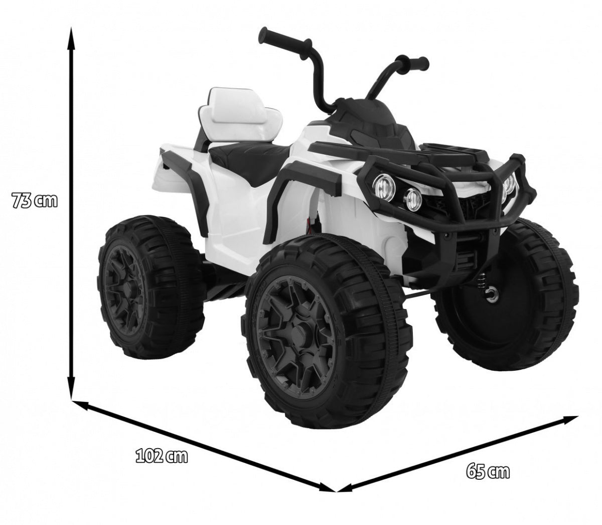 Quad na akumulator ATV BDM0906 - bijeli