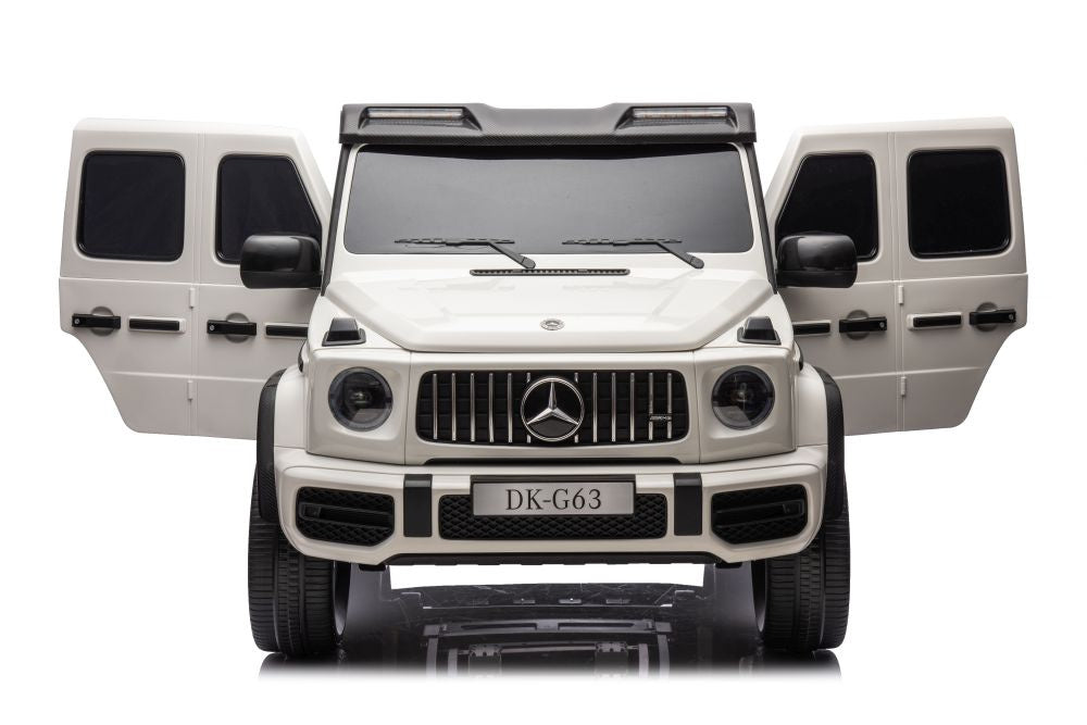 Licencirani auto na akumulator Mercedes G63 XXL 24V 4x4 - DVOSJED - bijeli