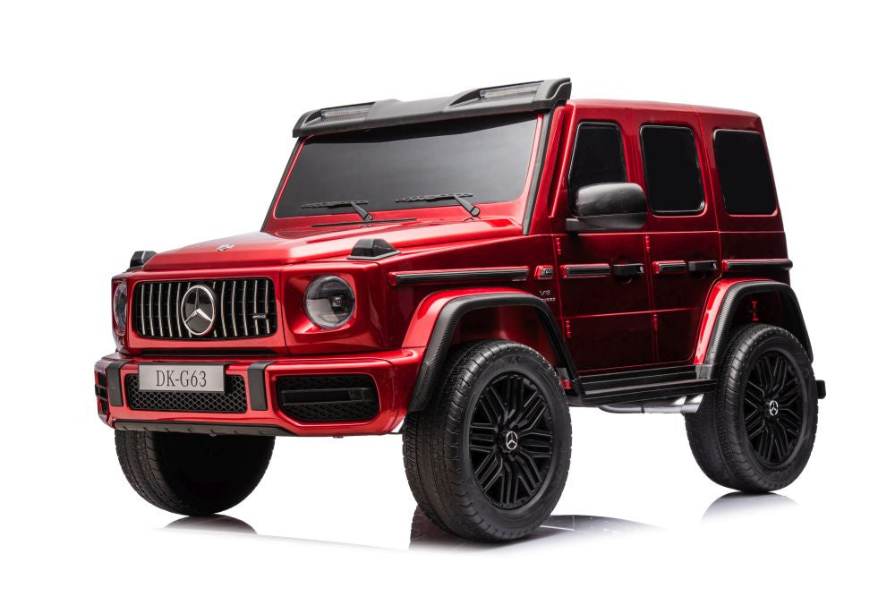 Licencirani auto na akumulator Mercedes G63 XXL 24V 4x4 - DVOSJED - crveni