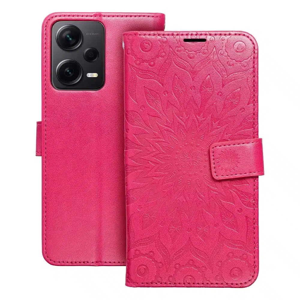 MEZZO Book case preklopna torbica za XIAOMI Redmi NOTE 12 5G mandala magenta