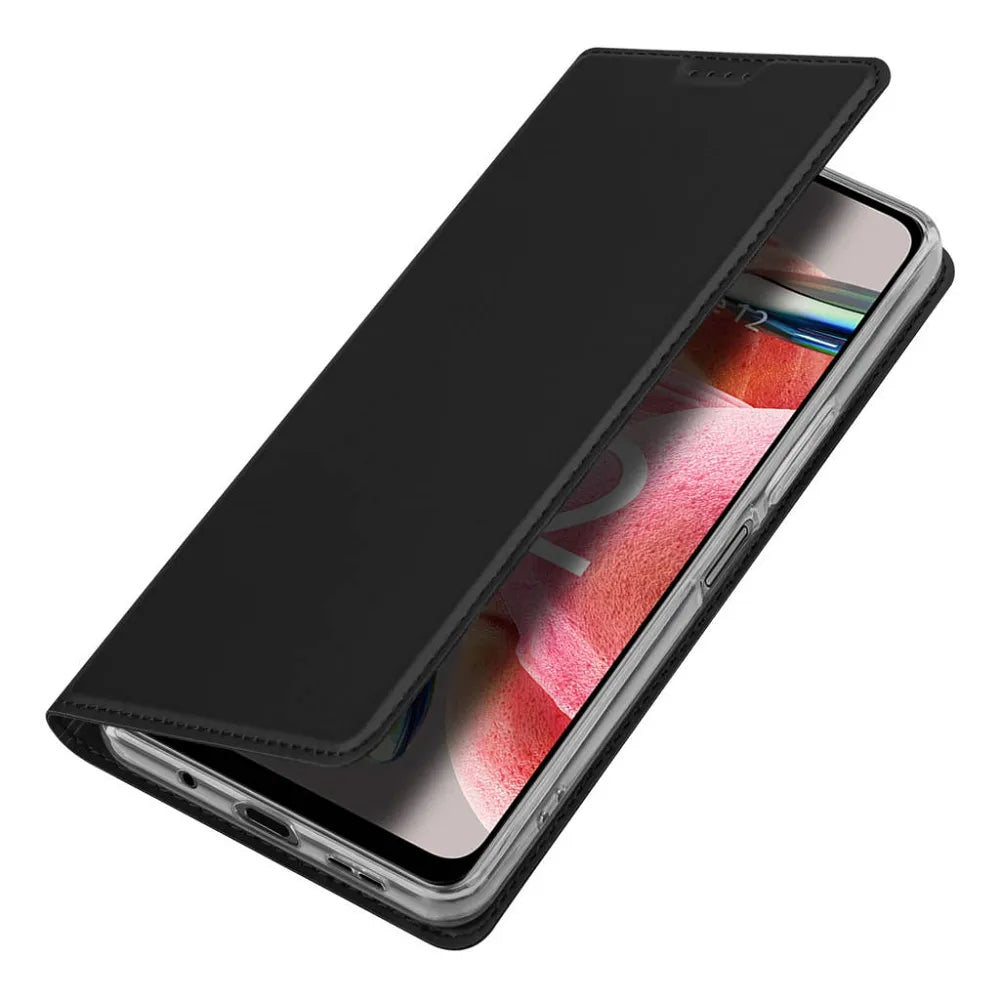 DUX DUCIS Skin Pro – preklopna maska za Xiaomi Redmi Note 12 4G crna