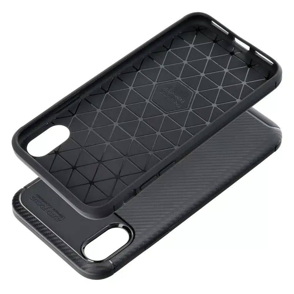 CARBON PREMIUM maska za iPhone X/XS crna