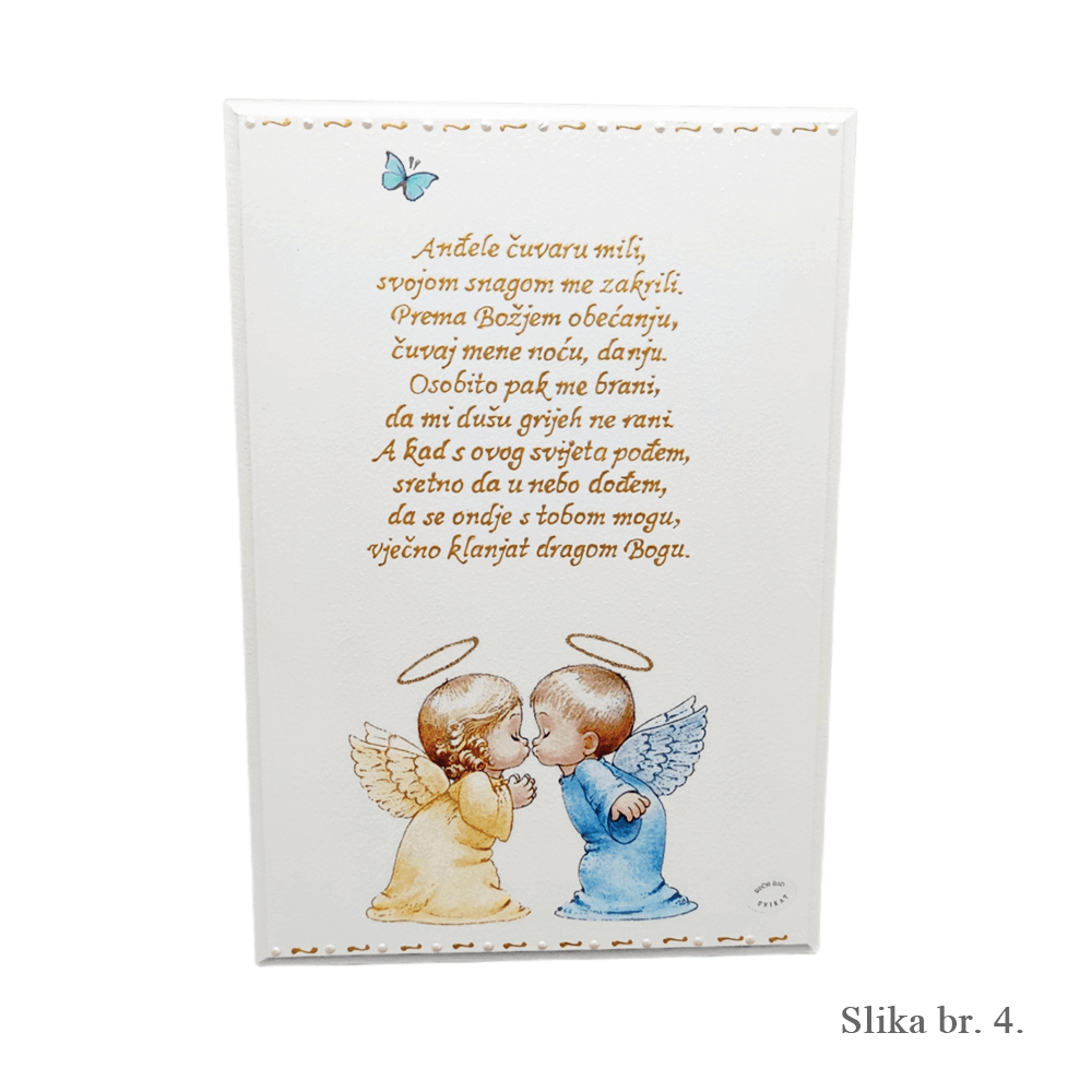 Molitva Anđelu Čuvaru – poklon za krštenje ili rođendan djeteta