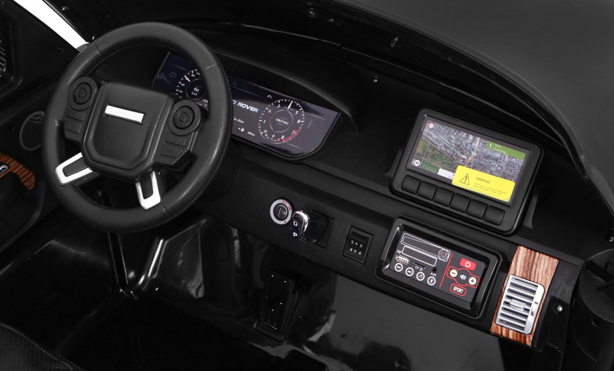 Licencirani auto na akumulator Range Rover HSE 4x4 - dvosjed - crni