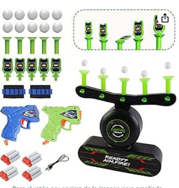 Shooting Target Game Gun Floating Balls