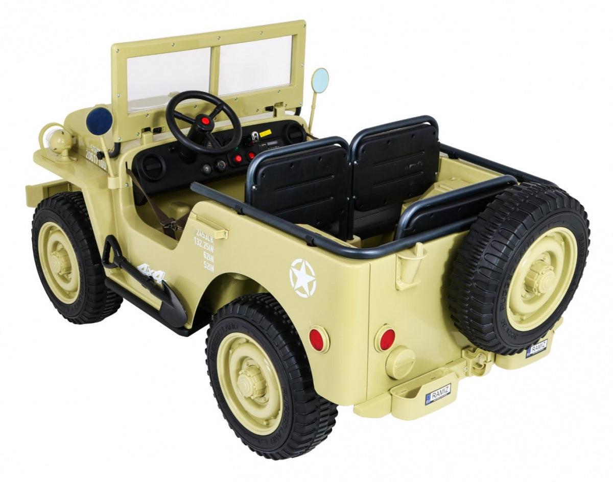 Retro Military Vehicle 4x4 Sand